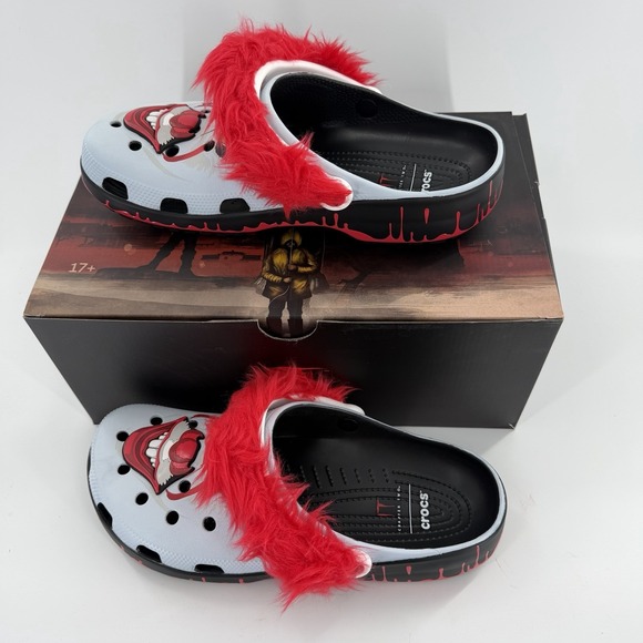 Crocs IT Chapter 2 Pennywise Face Classic Clogs Adult Men\'s Size 9 New With Box main image 4